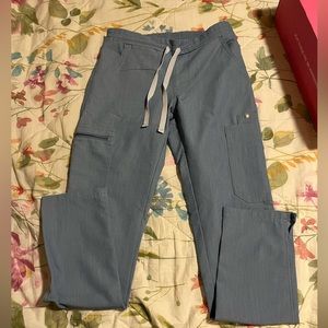 Figs Heather indigo Yola pants xxs